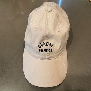 Sunday funday khaki baseball hat